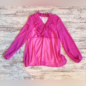 Boutique women’s pink dress shirt‎ size small